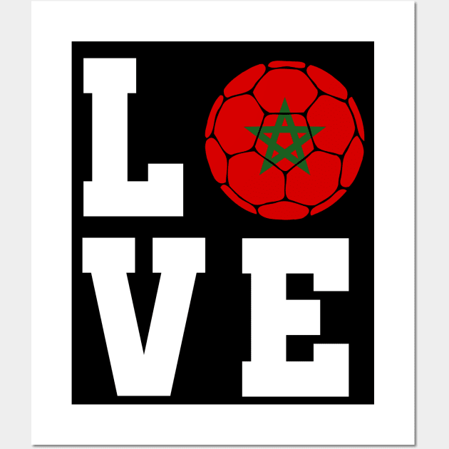 Morocco Football Wall Art by footballomatic